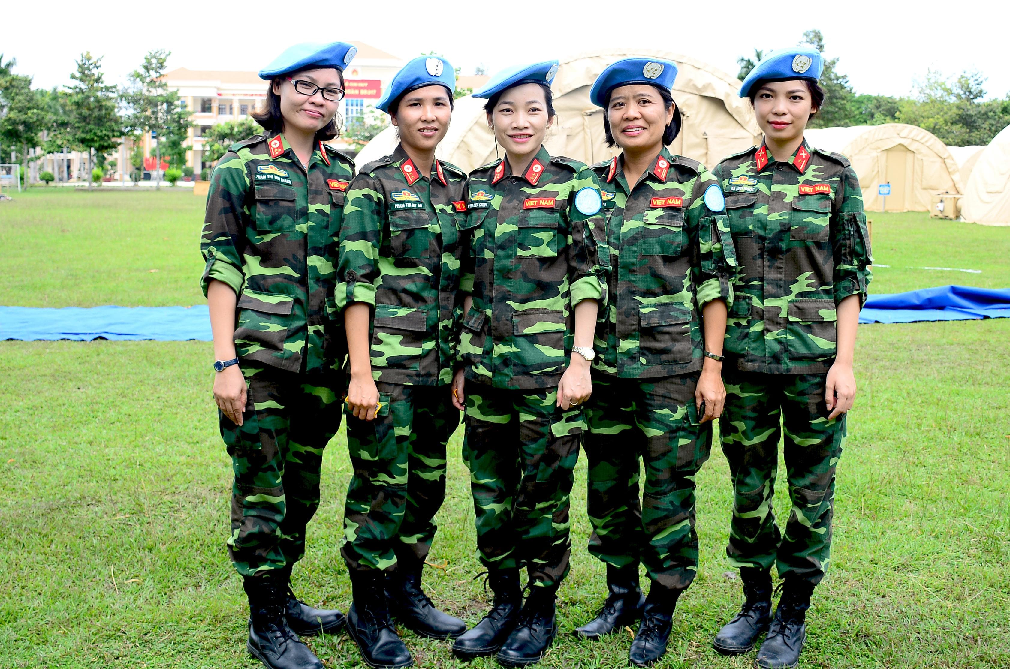 Những “bóng hồng” tham gia gìn giữ hòa bình