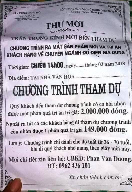 Tri ân khách hàng hay lừa đảo chiếm đoạt tài sản?