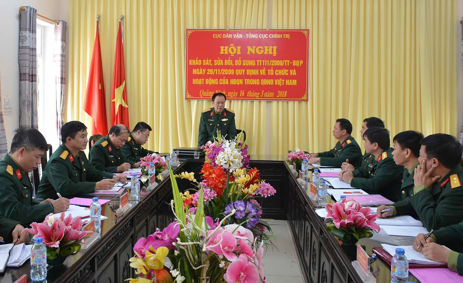 Khảo sát về việc sửa đổi, bổ sung về tổ chức và hoạt động của Hội đồng quân nhân