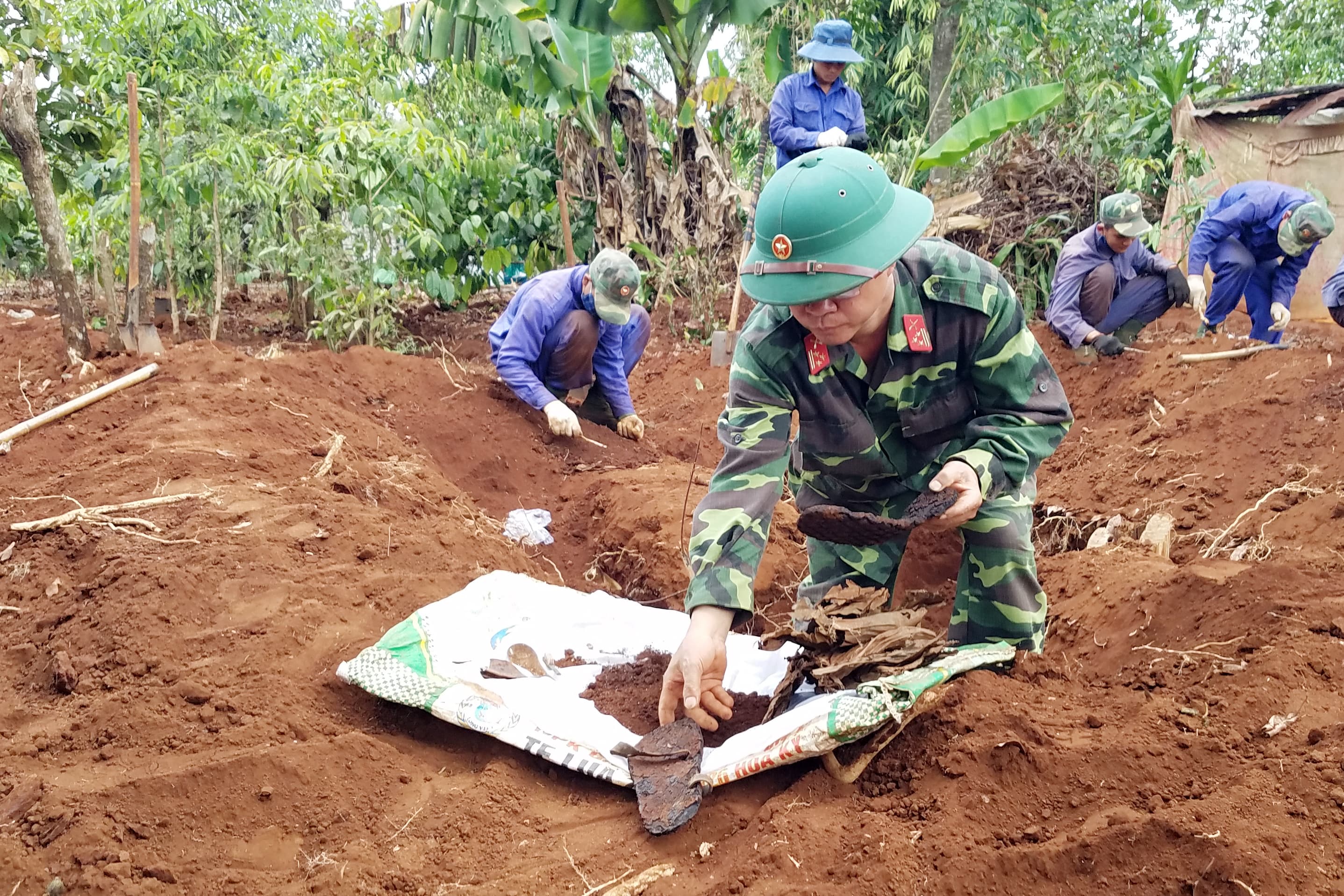 Quân đoàn 3: Phát hiện, quy tập 2 bộ hài cốt liệt sĩ