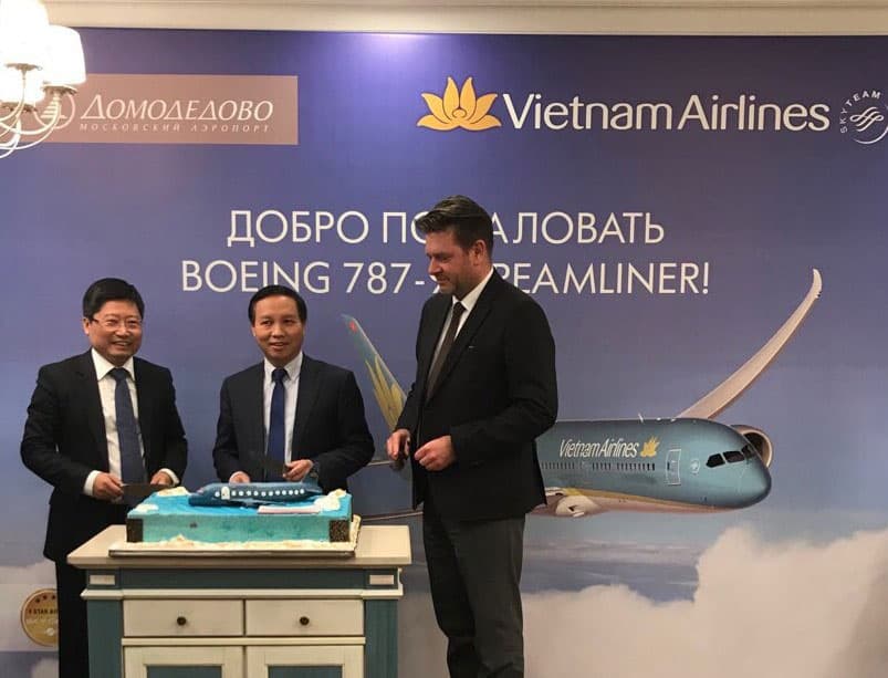 Vietnam Airlines khai thác Boeing 787-9 trên đường bay Hà Nội – Moscow (Nga)
