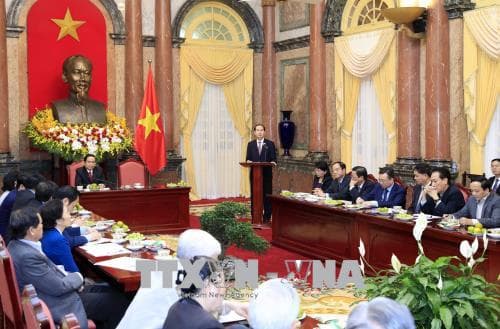 Chủ tịch nước Trần Đại Quang: Đẩy mạnh phối hợp xây dựng và phát huy sức mạnh đại đoàn kết toàn dân tộc