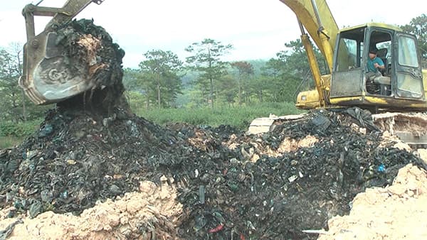 Sớm xử lý vi phạm tại Nhà máy xử lý rác thải rắn TP Đà Lạt