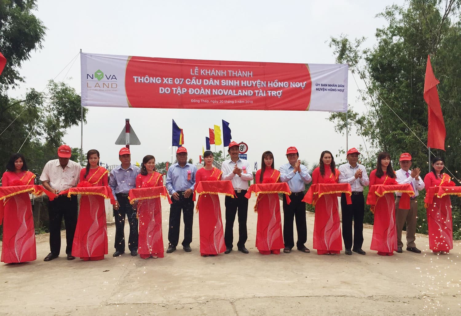 Khánh thành 7 công trình cầu dân sinh tại huyện Hồng Ngự, tỉnh Đồng Tháp