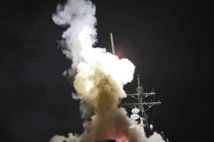 Syria tuyên bố bắn hạ 13 tên lửa hành trình của Mỹ và đồng minh