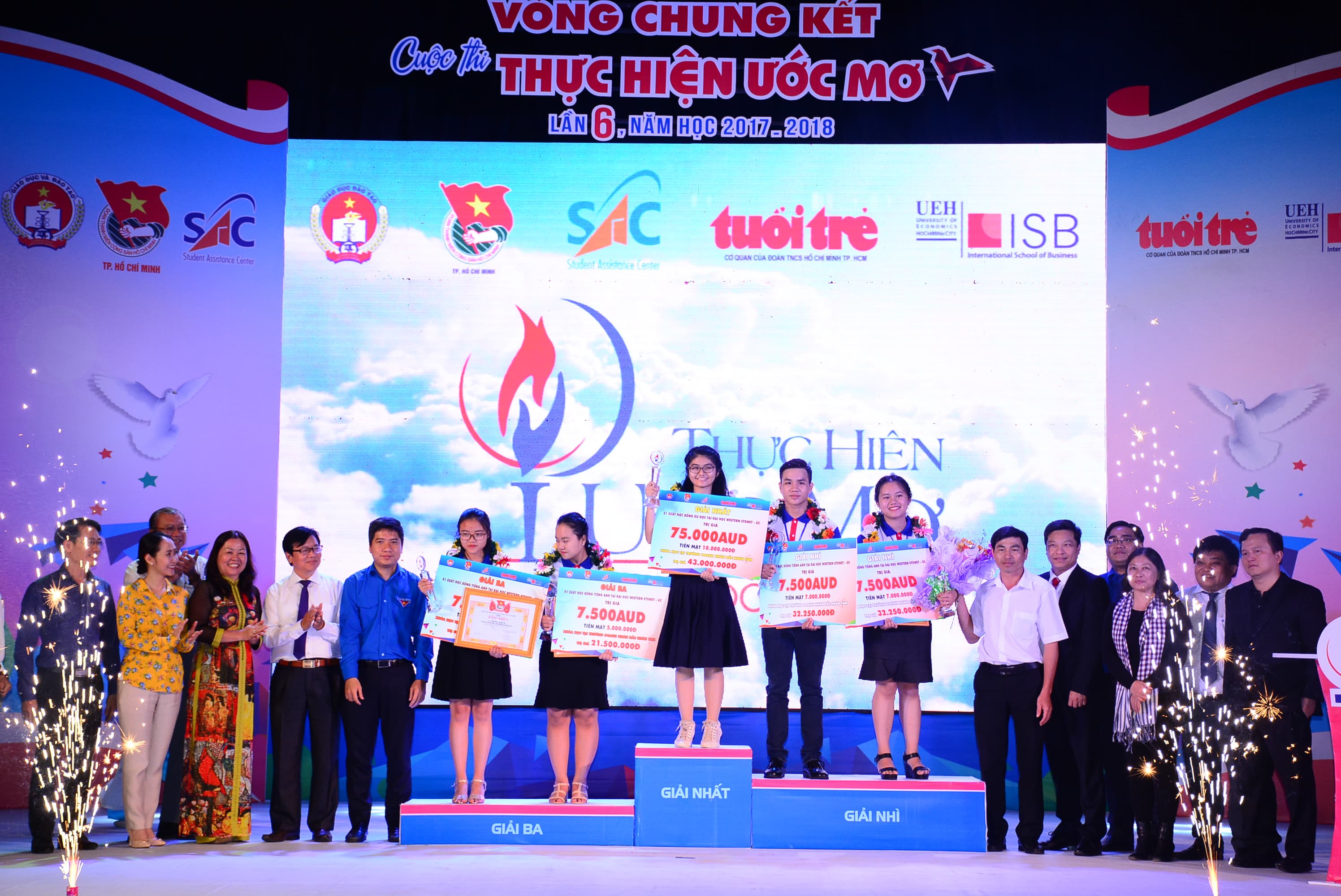 Yamashita Hồng Ân đoạt quán quân cuộc thi Thực hiện ước mơ năm học 2017-2018