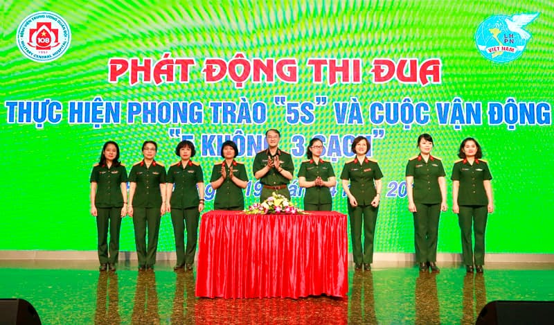 Phát động phong trào thi đua thực hiện“5S” và cuộc vận động “5 không, 3 sạch”