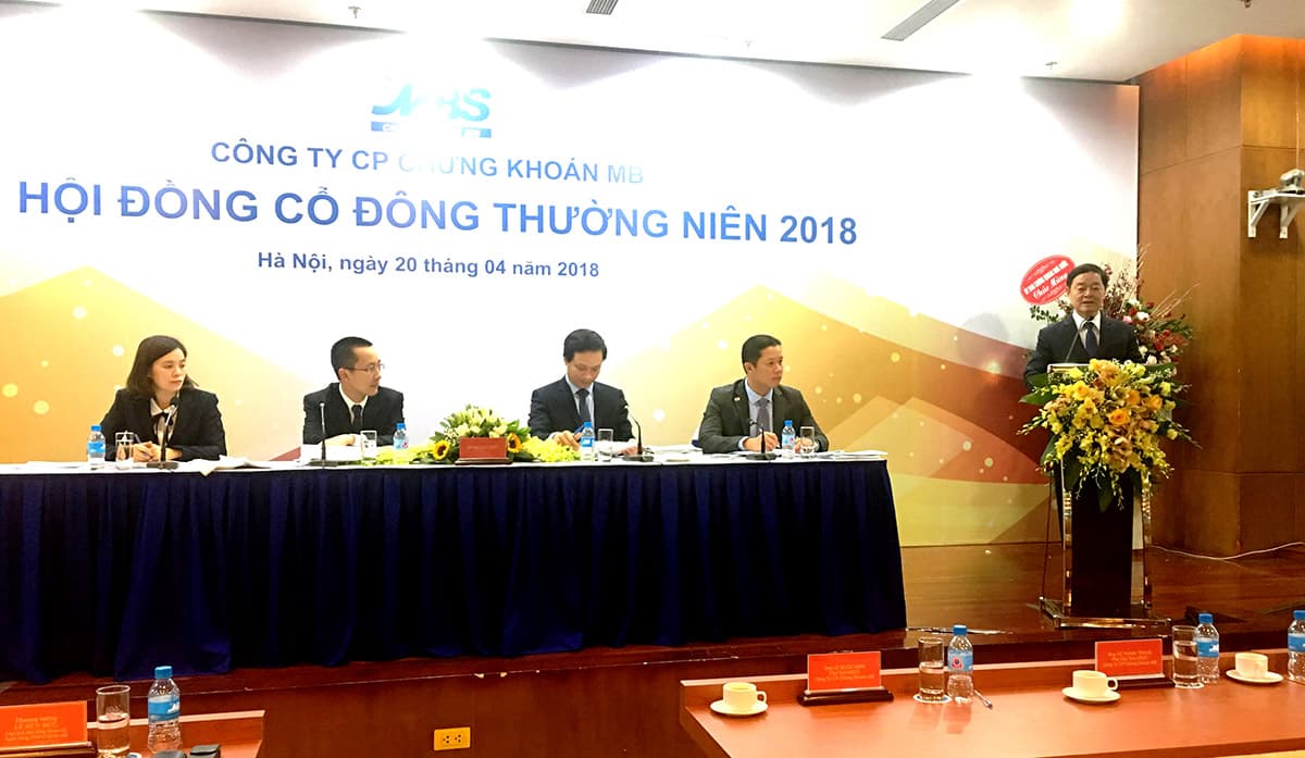 MBS đại hội đồng cổ đông thường niên năm 2018