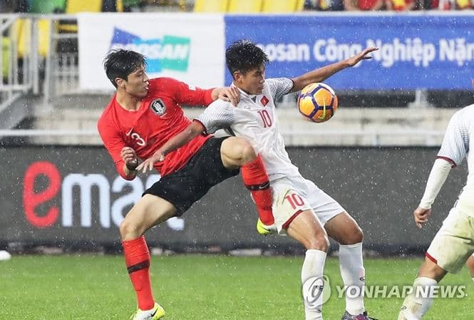 U19 Việt Nam xuất sắc cầm hòa U19 Hàn Quốc