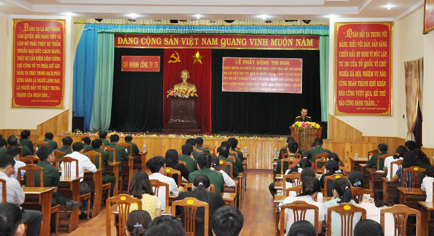 Công ty 75 (Binh đoàn 15): Làm theo lời Bác - Thi đua giành 3 nhất