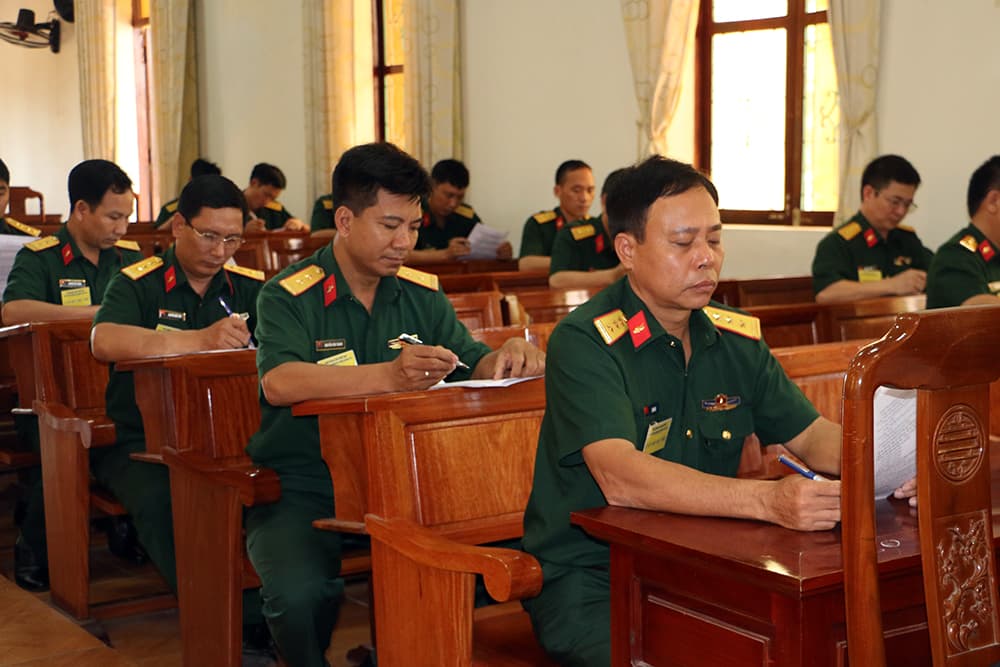 Binh chủng Tăng thiết giáp khai mạc hội thi cán bộ giảng dạy chính trị năm 2018