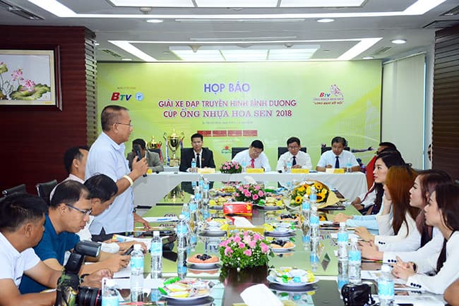 11 đội tham gia Giải xe đạp Truyền hình Bình Dương - Cúp Ống nhựa Hoa Sen 2018