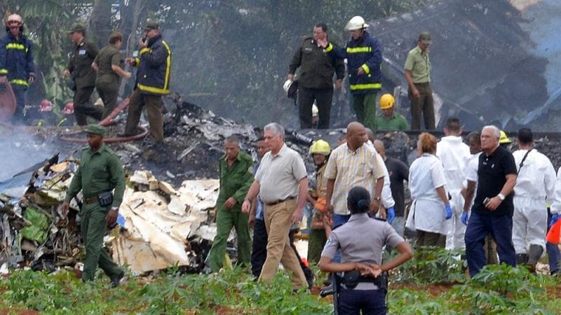 Cuba: Rơi máy bay, 107 người thiệt mạng