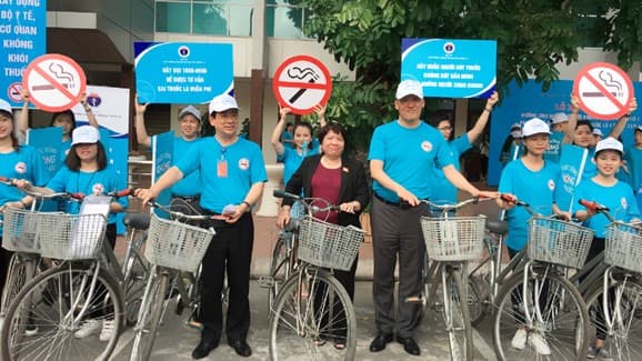 Bộ Y tế mít tinh hưởng ứng Ngày thế giới không hút thuốc lá năm 2018