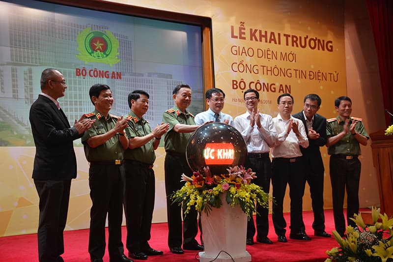 Bộ Công an khai trương giao diện mới trên cổng thông tin điện tử