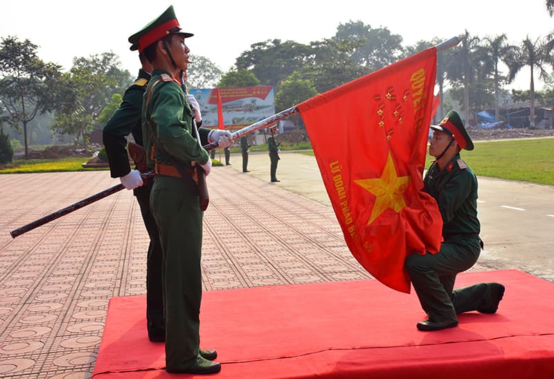 Lữ đoàn Pháo binh 45 tổ chức tuyên thệ chiến sĩ mới