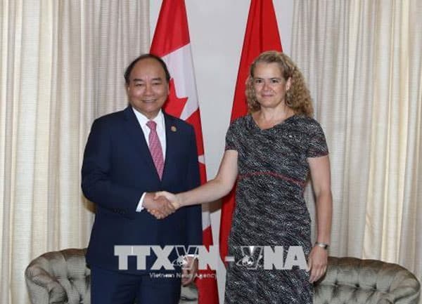 Thủ tướng Nguyễn Xuân Phúc hội kiến Toàn quyền Canada