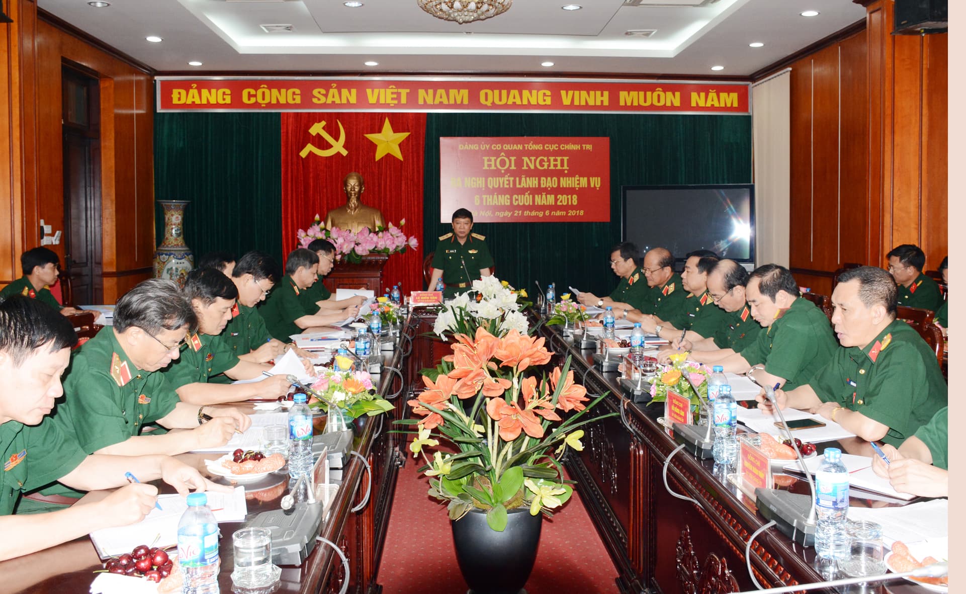 Đảng ủy Cơ quan Tổng cục Chính trị ra nghị quyết lãnh đạo 6 tháng cuối năm