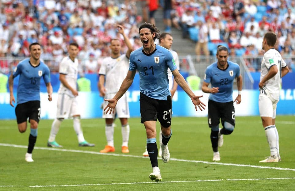 Nga thua đậm Uruguay, Ả Rập Xê Út giành chiến thắng đầu tiên