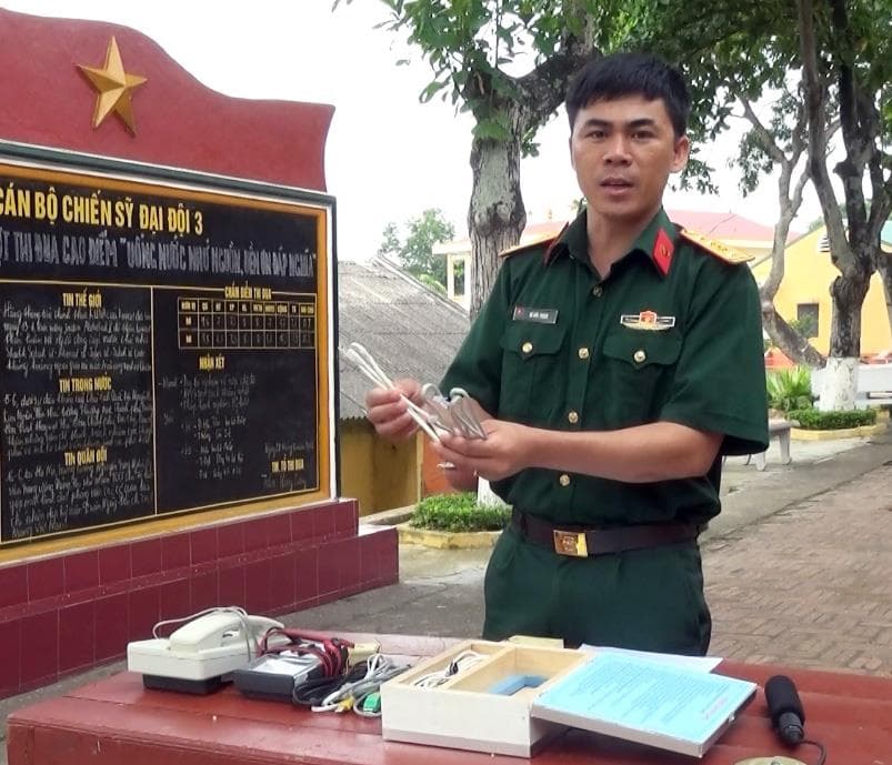 Đại đội trưởng “say” sáng kiến