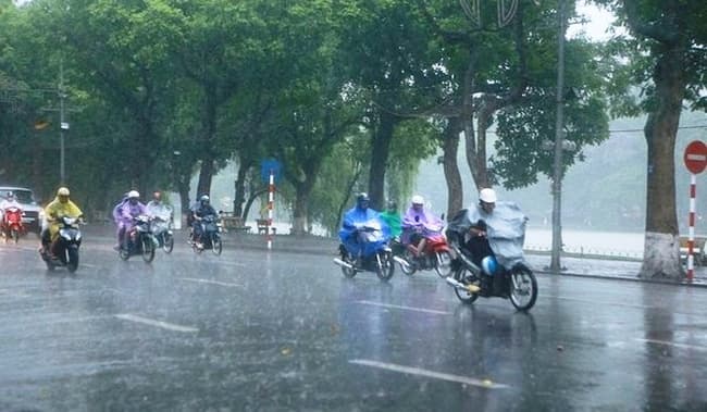 Khả năng xuất hiện một vùng xoáy thấp gây mưa ở Bắc Bộ