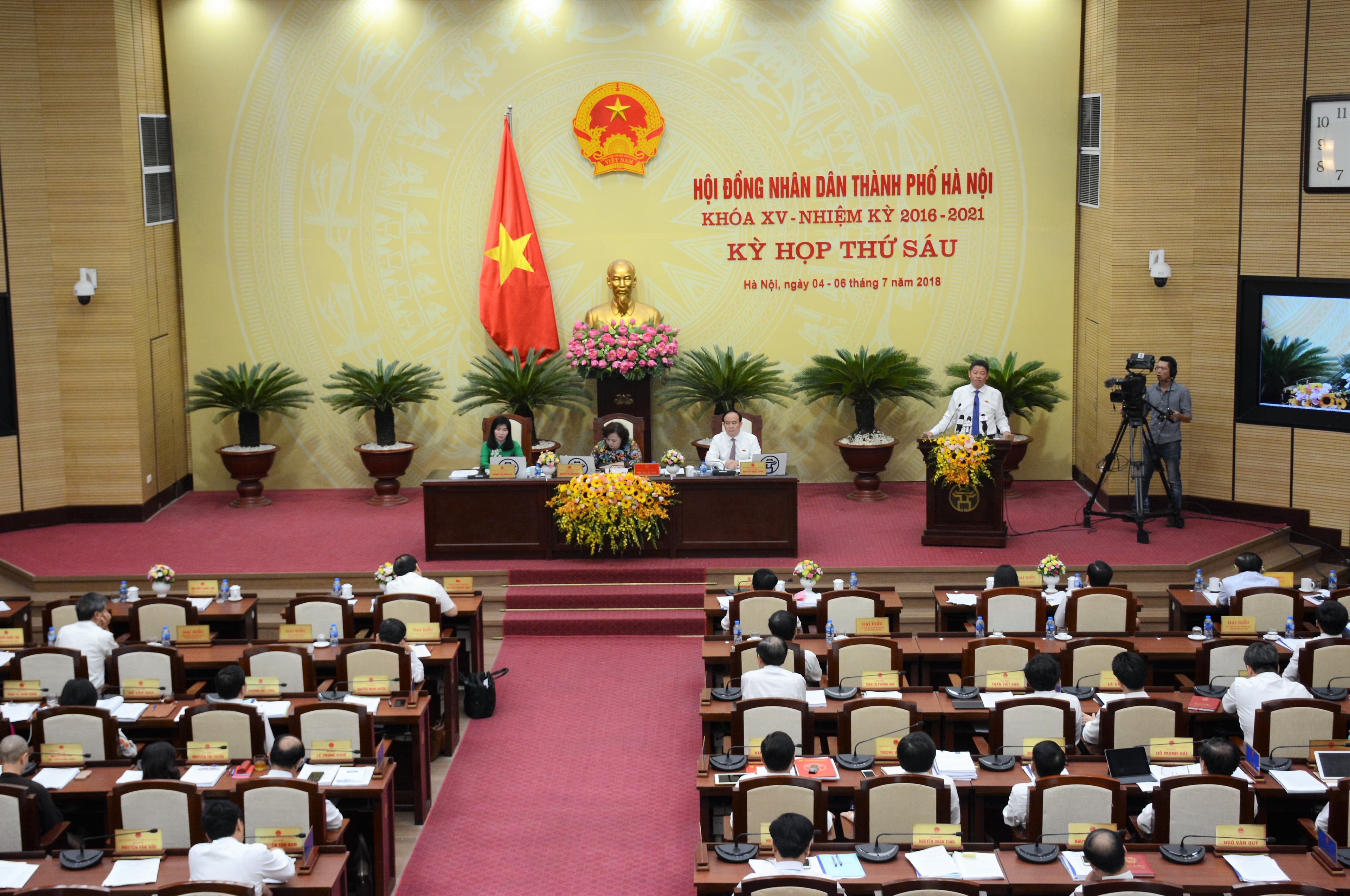 Khai mạc Kỳ họp thứ sáu, Hội đồng nhân dân TP Hà Nội khóa XV