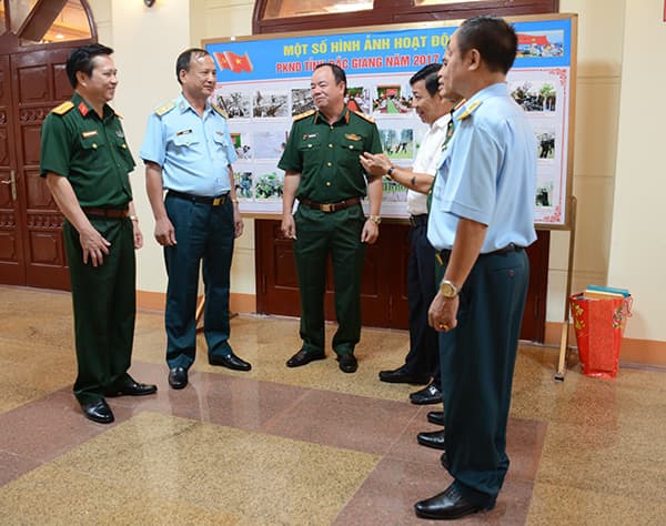 Kiểm tra công tác Phòng không nhân dân tại tỉnh Bắc Giang