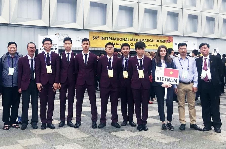 6 thí sinh Việt Nam giành huy chương tại Olympic Toán học quốc tế