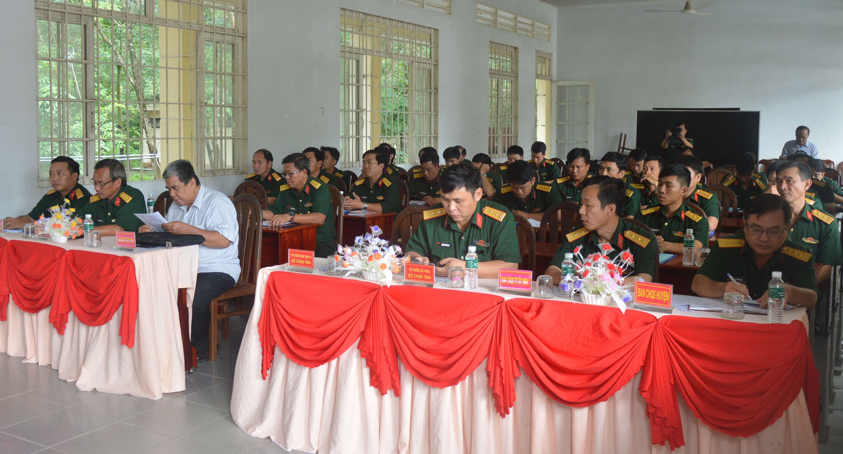 Bộ CHQS tỉnh Tây Ninh khai giảng khóa học tiếng Khmer
