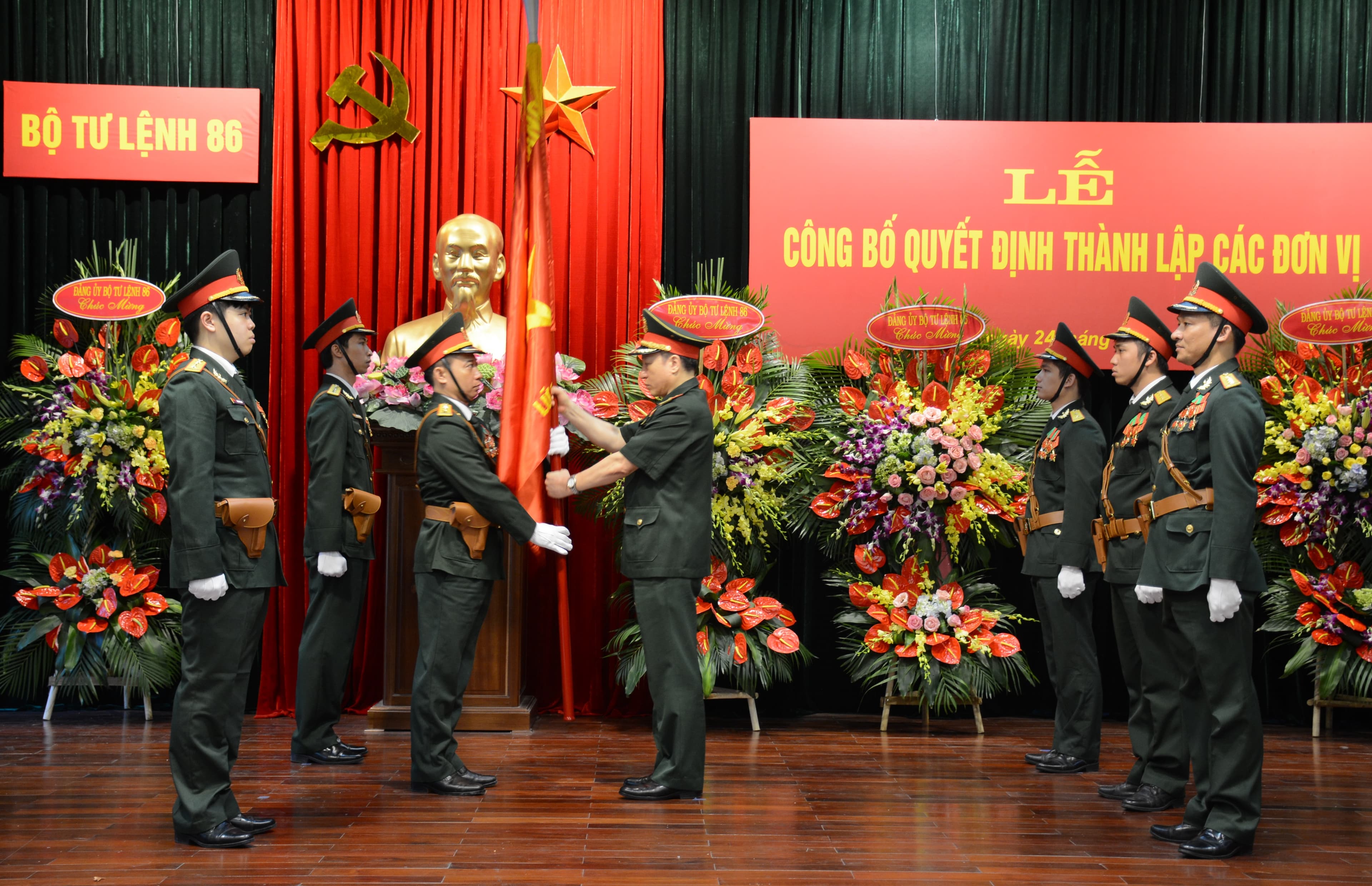 Bộ tư lệnh 86 công bố quyết định thành lập các đơn vị trực thuộc