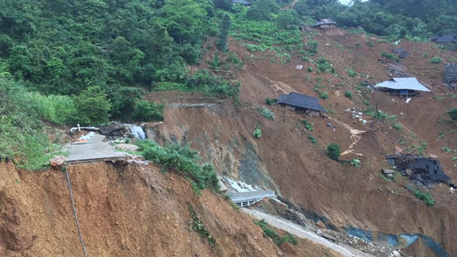 Nguy cơ lũ quét, sạt lở đất tại Hà Giang và Sơn La