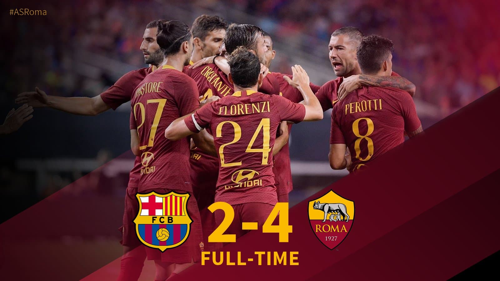Barcelona thua đậm AS Roma dù hai lần dẫn trước
