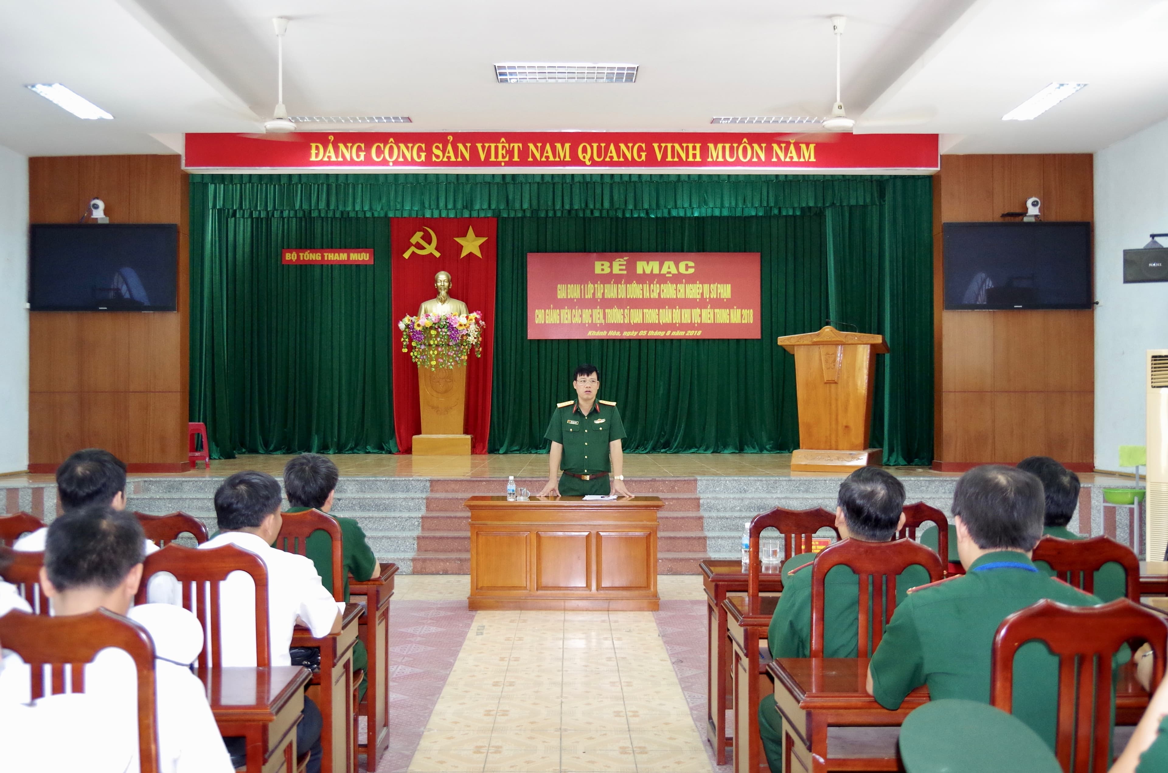 Bế mạc giai đoạn 1 lớp tập huấn nghiệp vụ sư phạm năm 2018