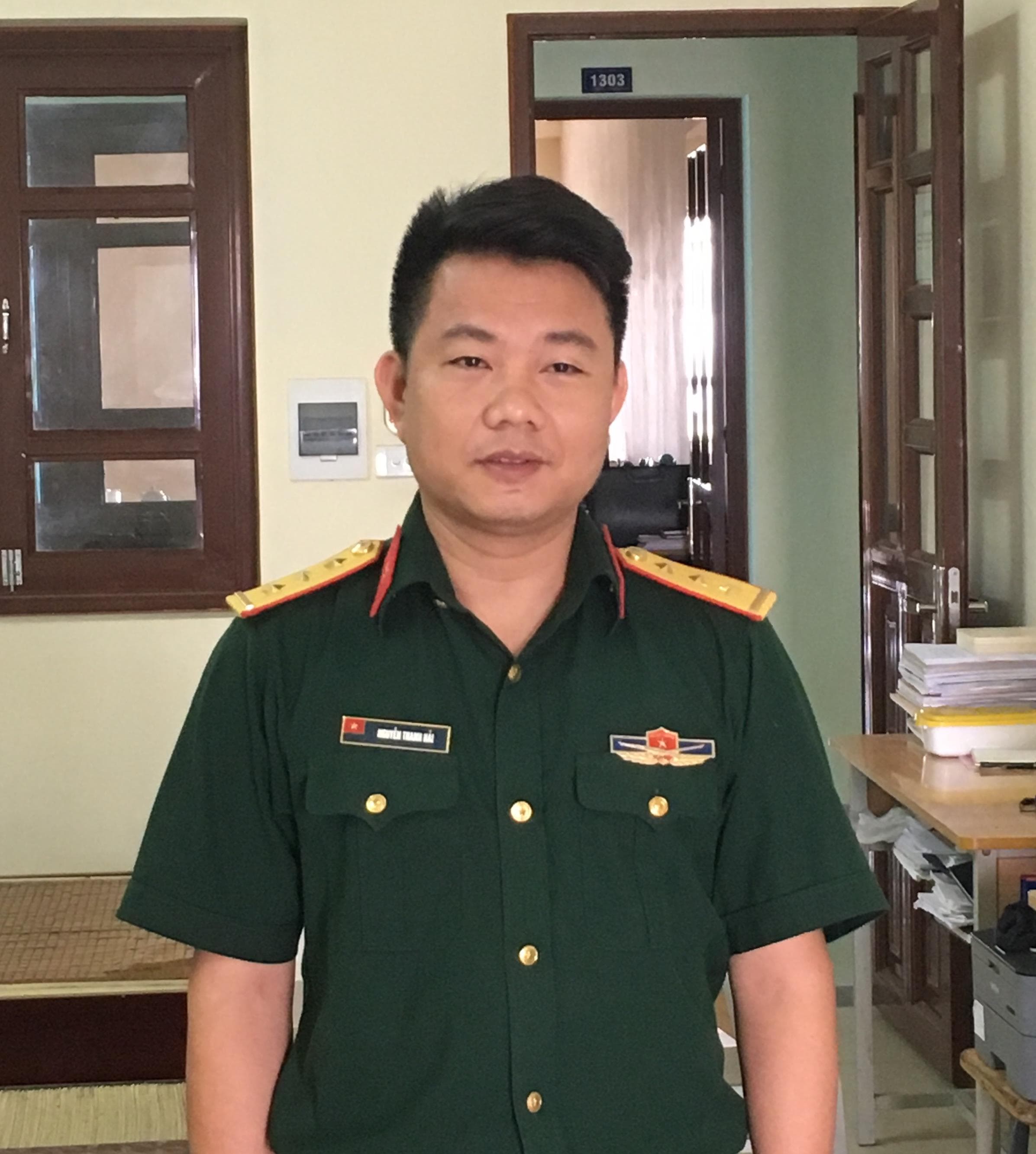 Thượng úy Nguyễn Thanh Hải không tham của rơi