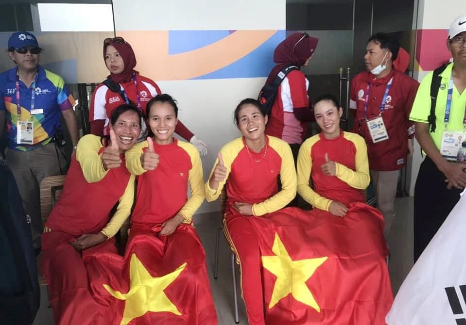 Bốn cô gái giải "cơn khát vàng" cho Đoàn TTVN tại ASIAD 2018