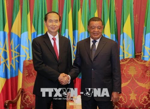 Chủ tịch nước Trần Đại Quang kết thúc chuyến thăm cấp Nhà nước Cộng hòa Dân chủ Liên bang Ethiopia