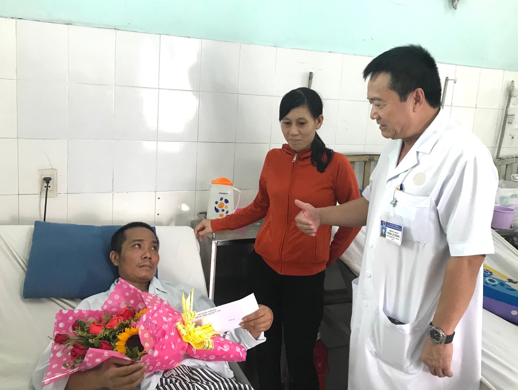 Bệnh nhân Lê Văn Tĩnh đã hồi phục sức khỏe và có thể ra viện