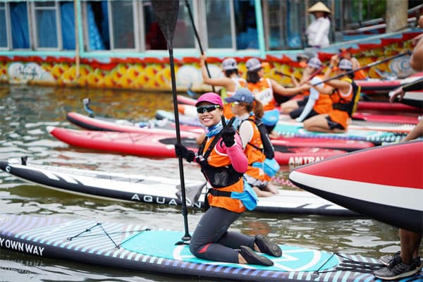 Sôi động giải SUP trên sông Hương
