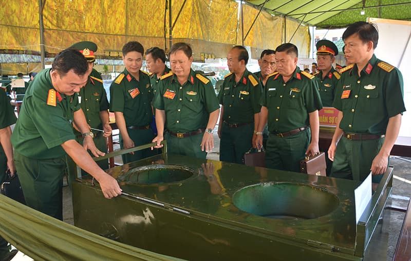 Quân khu 9 tổ chức Hội thi sáng kiến, cải tiến mô hình, trang bị huấn luyện hậu cần năm 2018