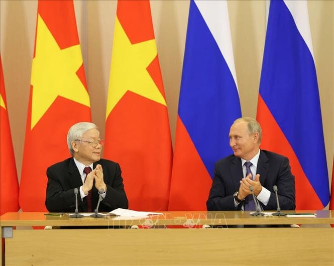 Tổng Bí thư Nguyễn Phú Trọng gửi Điện Cảm ơn Tổng thống Liên bang Nga Vladimir Putin