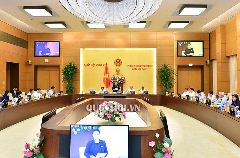 Khai mạc Phiên họp thứ 27 của Ủy ban Thường vụ Quốc hội