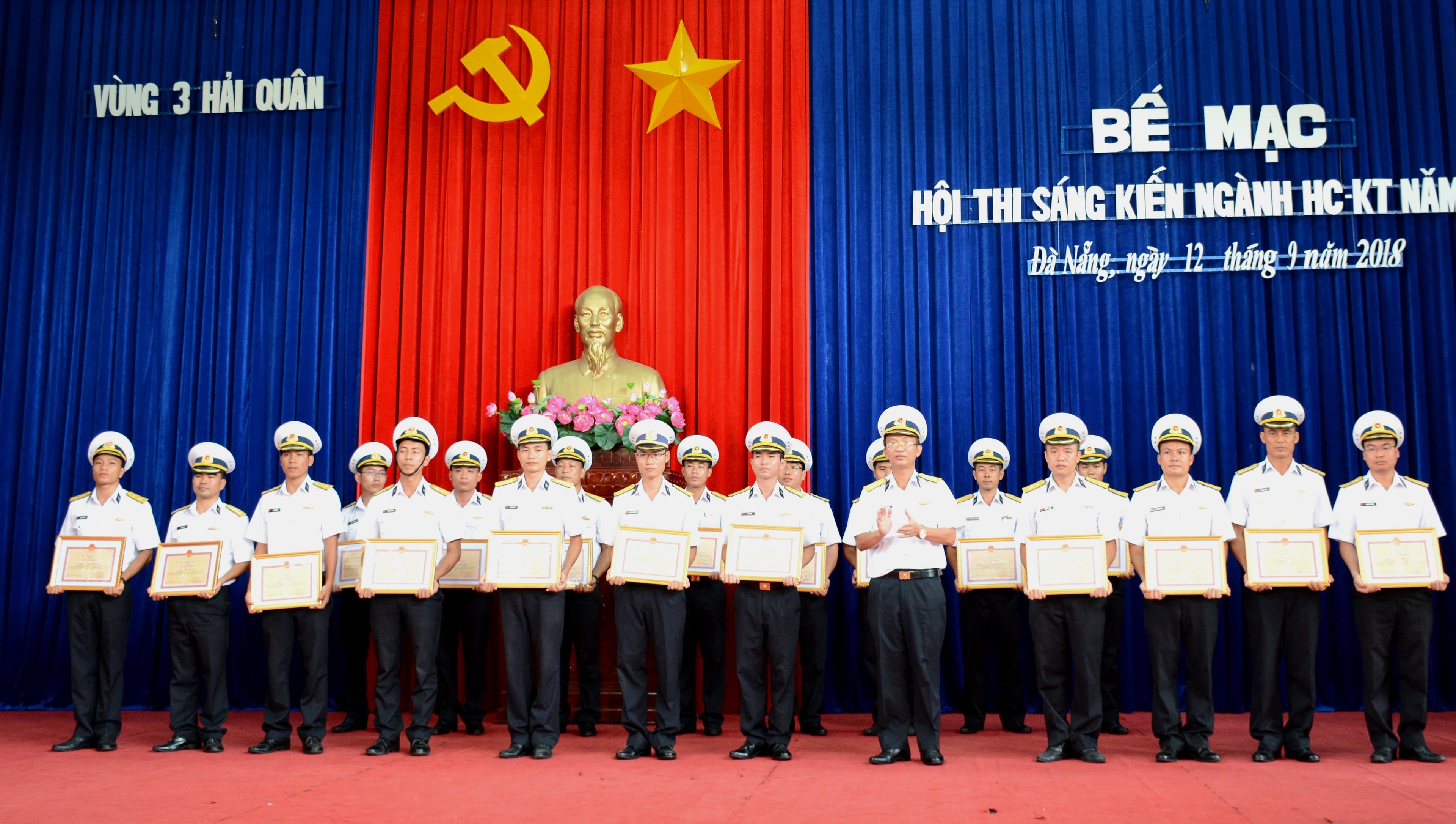 Vùng 3 Hải quân bế mạc Hội thi sáng kiến ngành hậu cần, kỹ thuật năm 2018