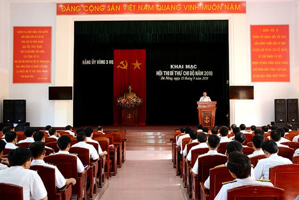 Đảng ủy Vùng 3 Hải quân tổ chức hội thi bí thư chi bộ năm 2018