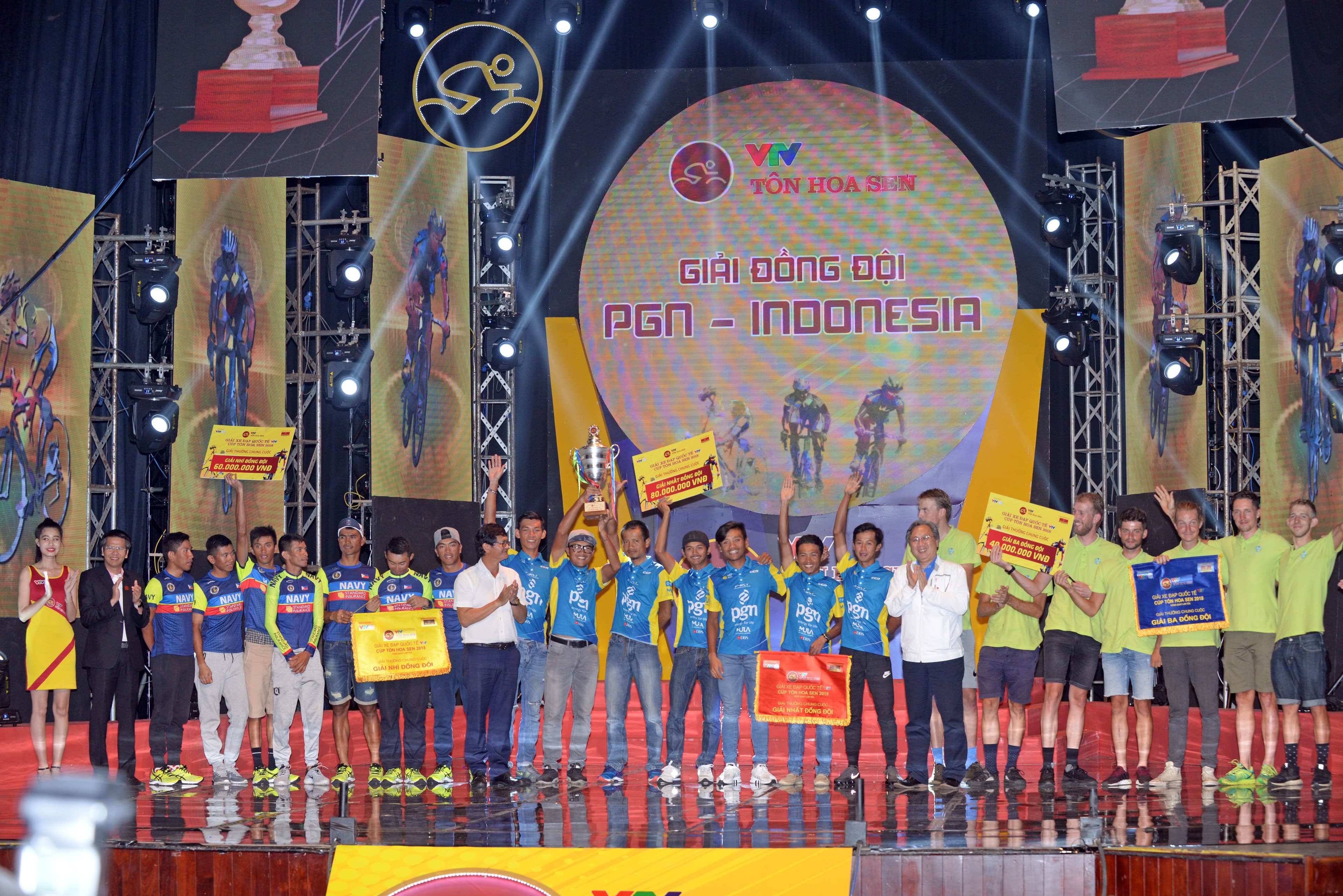 Đội PNG-Indonesia giành cúp vô địch đồng đội