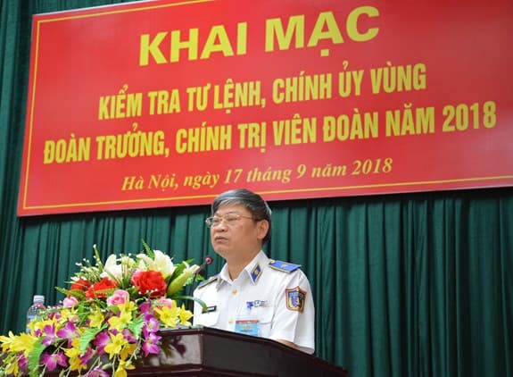Khai mạc kiểm tra tư lệnh, chính ủy vùng, đoàn trưởng, chính trị viên đoàn năm 2018