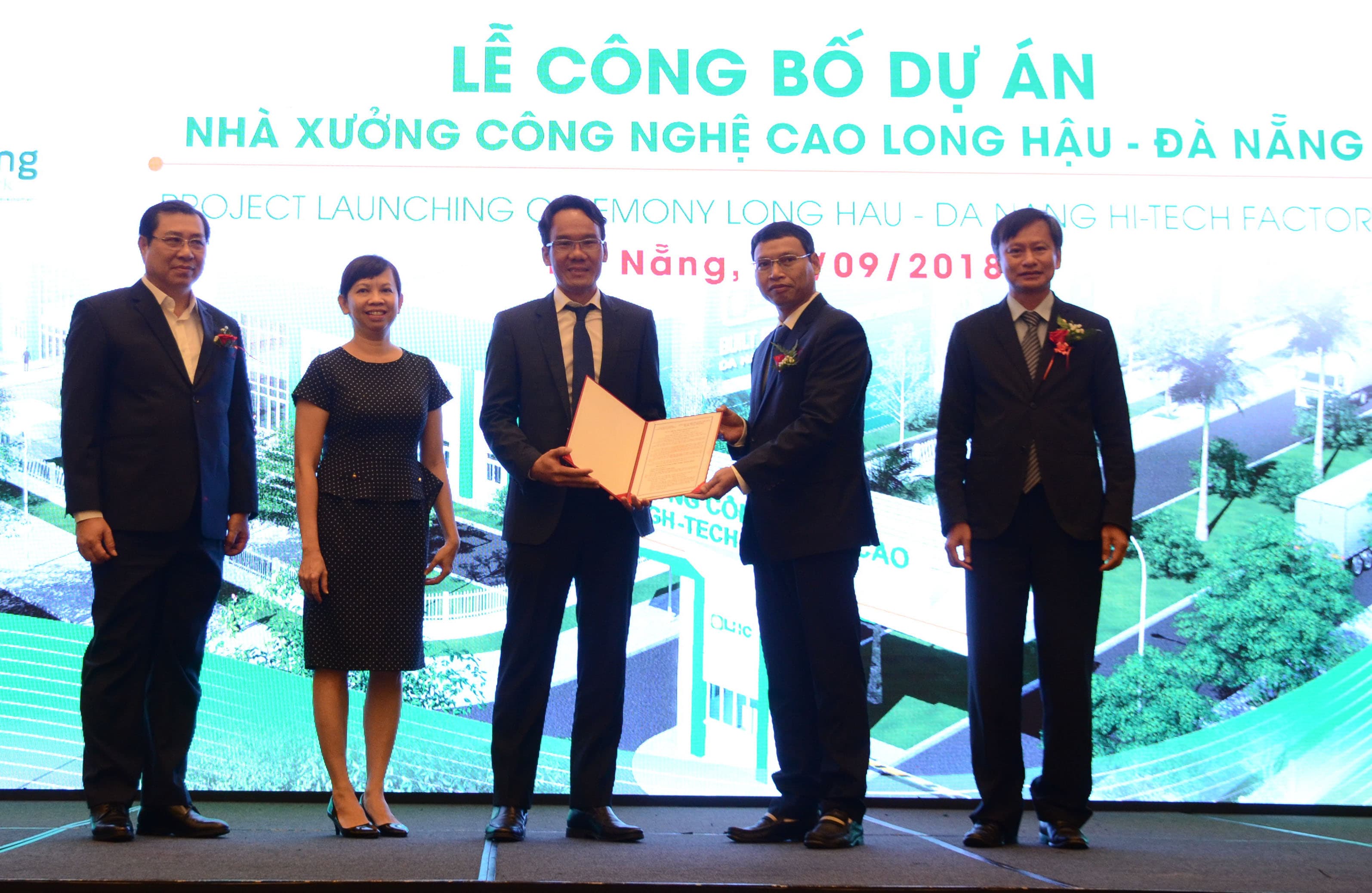 Công bố dự án nhà xưởng công nghệ cao Long Hậu - Đà Nẵng