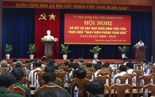Quảng Nam sơ kết thực hiện “Ngày Biên phòng toàn dân”