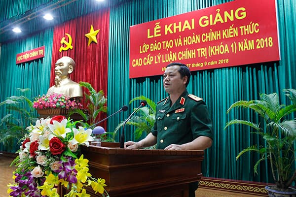 Học viện Chính trị: Khai giảng Lớp Đào tạo và hoàn chỉnh kiến thức cao cấp lý luận chính trị (khóa 1)