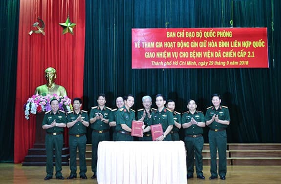 Bộ Quốc phòng giao nhiệm vụ cho Bệnh viện dã chiến cấp 2.1