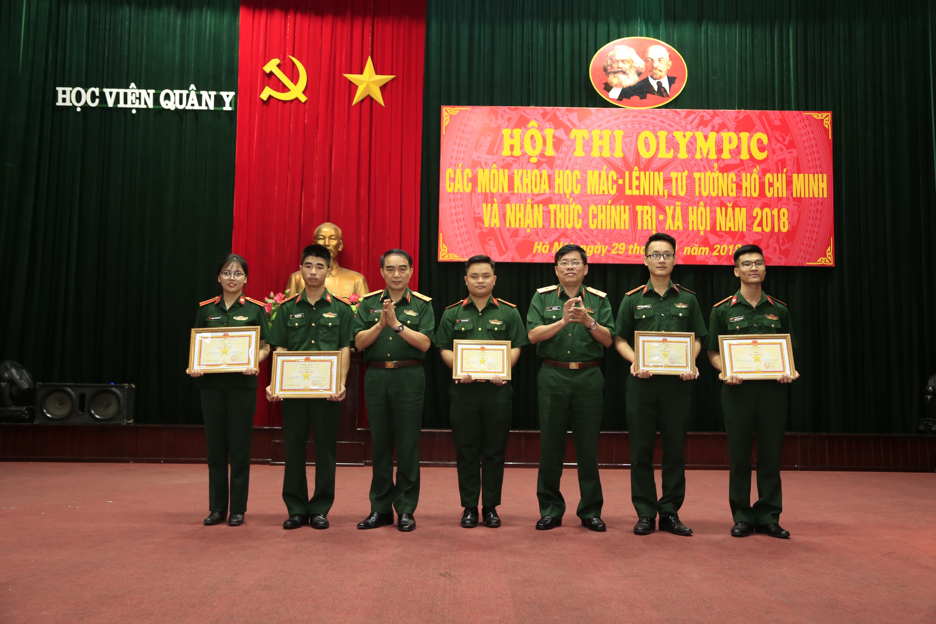 Học viện Quân y tổ chức Hội thi các môn khoa học Mác-Lênin, tư tưởng Hồ Chí Minh năm 2018